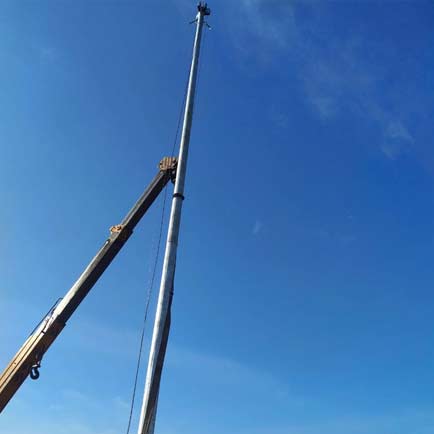 high mast pole supplier in Chennai